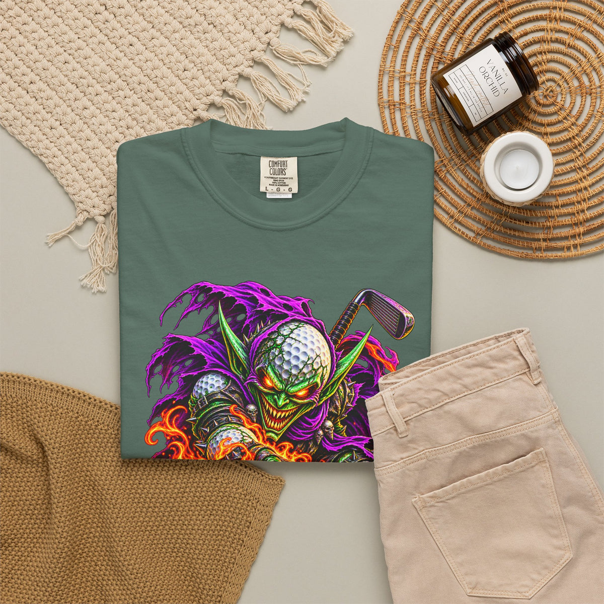 Pumpkin Madness – Golf Madness Comfort Colors 1717 T-Shirt