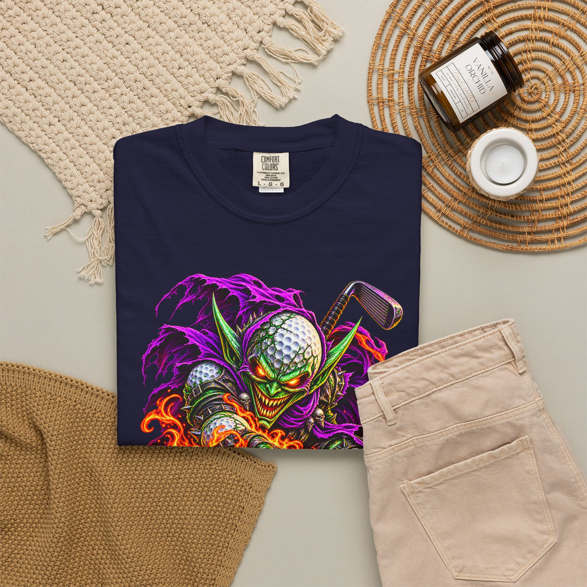Pumpkin Madness – Golf Madness Comfort Colors 1717 T-Shirt