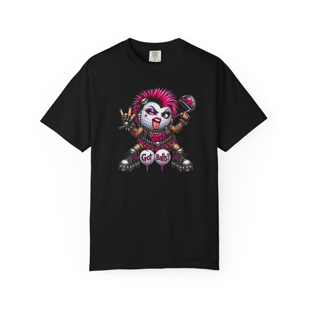 Punk Rock Golfer Girl Golf Ball – Golf Madness