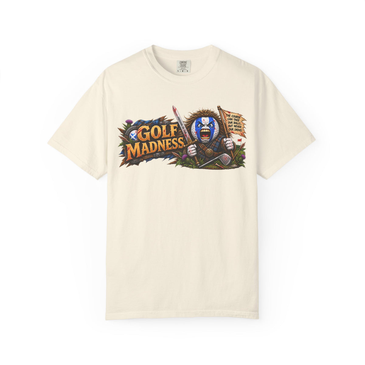 Golf Madness – Highland Warrior Golf Ball Horizontal Edition