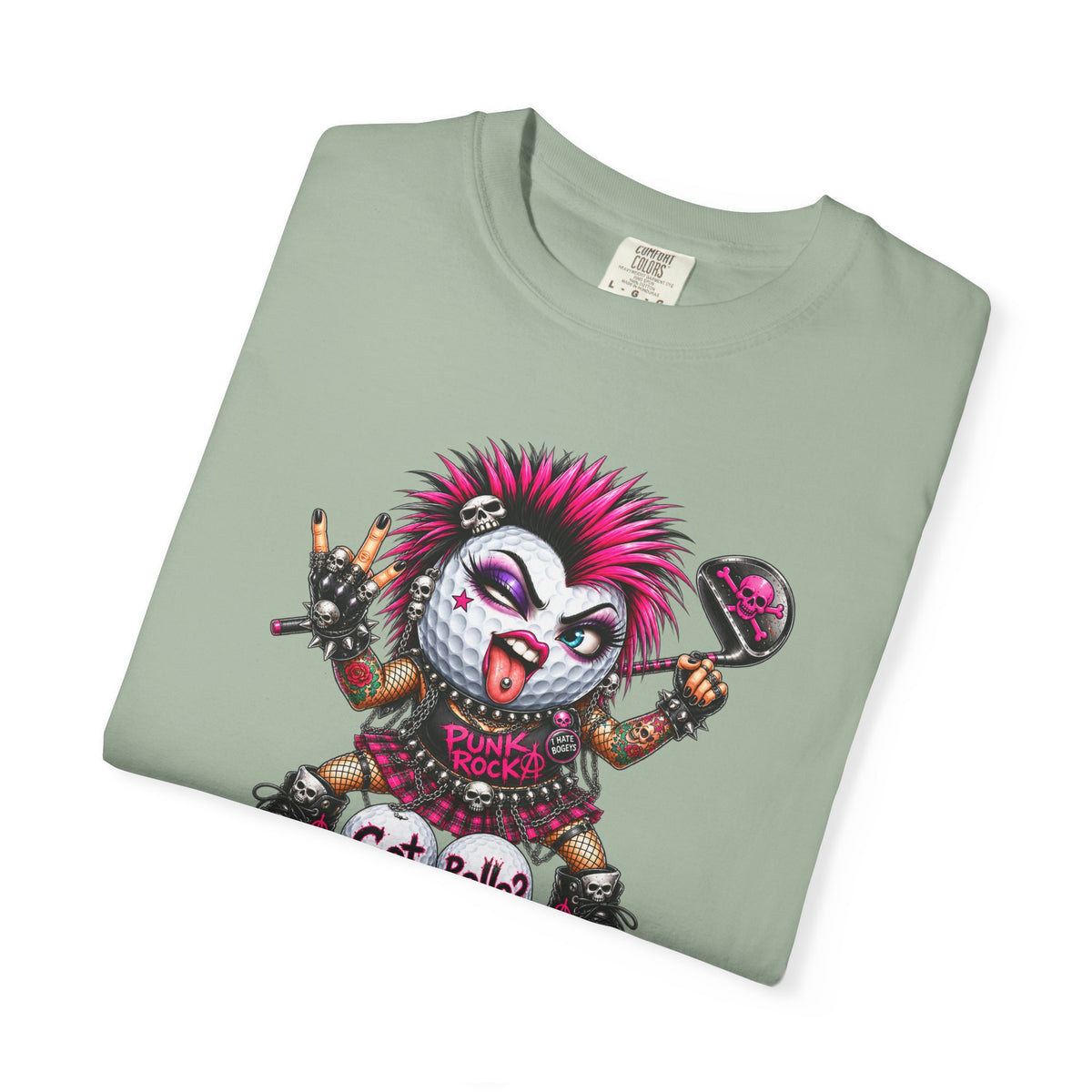 Punk Rock Golfer Girl Golf Ball – Golf Madness