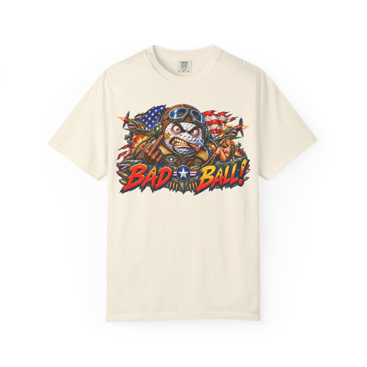 Golf Madness – Air Force Flying Ace Golf Ball T-Shirt