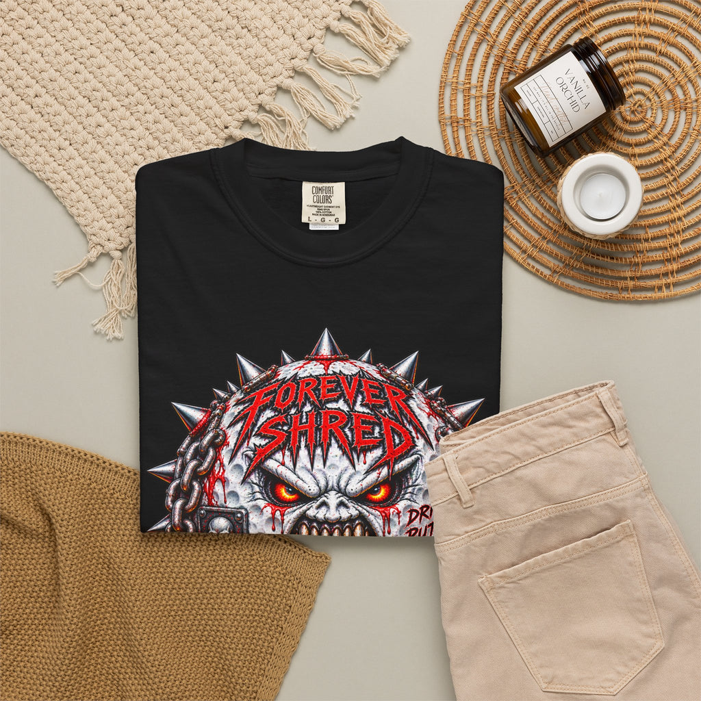 Golf Madness – Heavy Metal Golf Ball T-Shirt 🤘