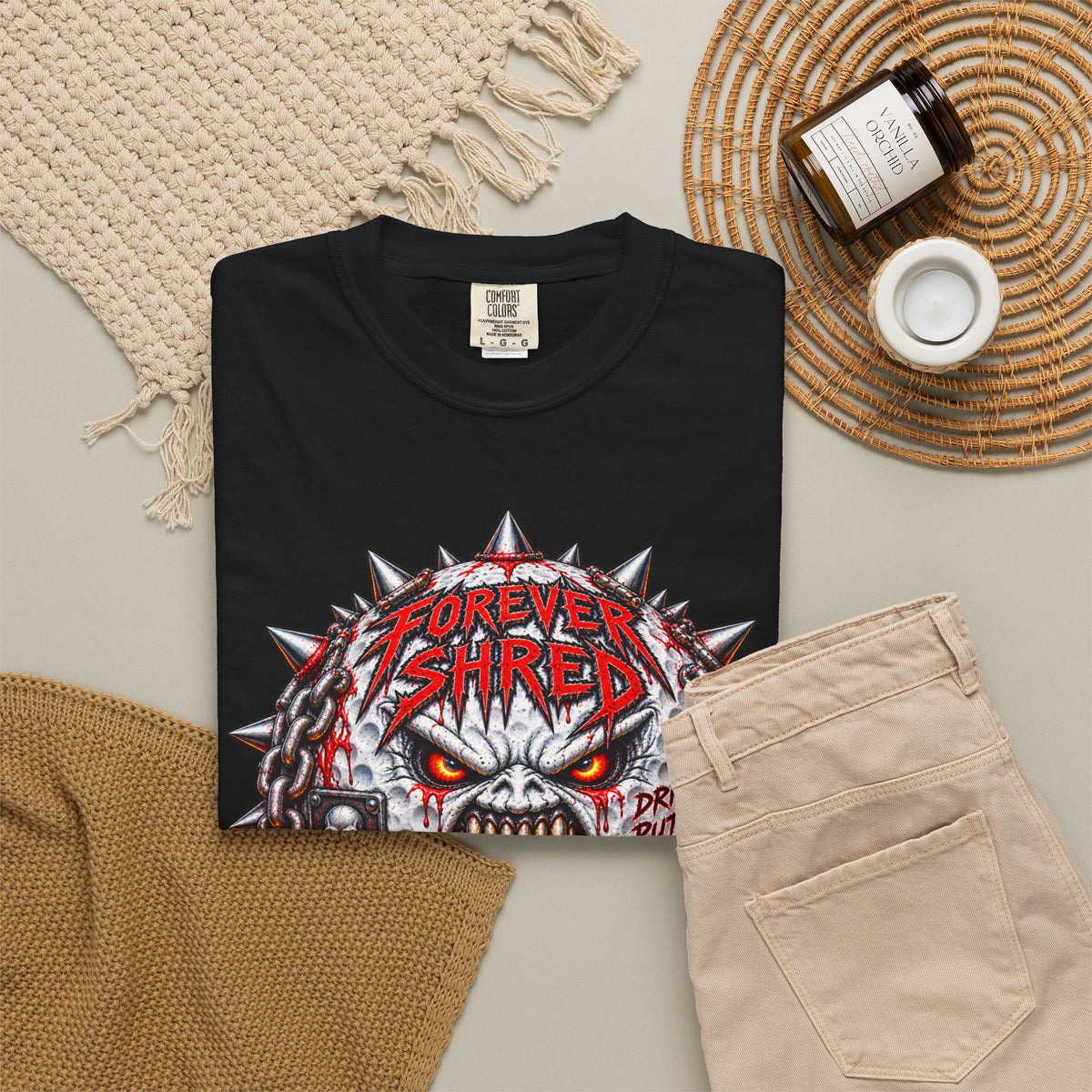 Golf Madness – Heavy Metal Golf Ball T-Shirt 🤘