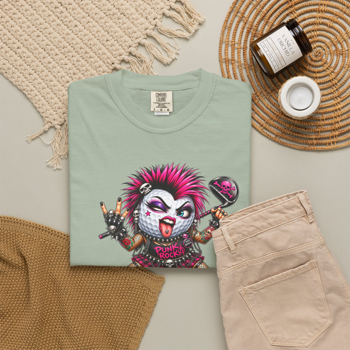 Punk Rock Golfer Girl Golf Ball – Golf Madness