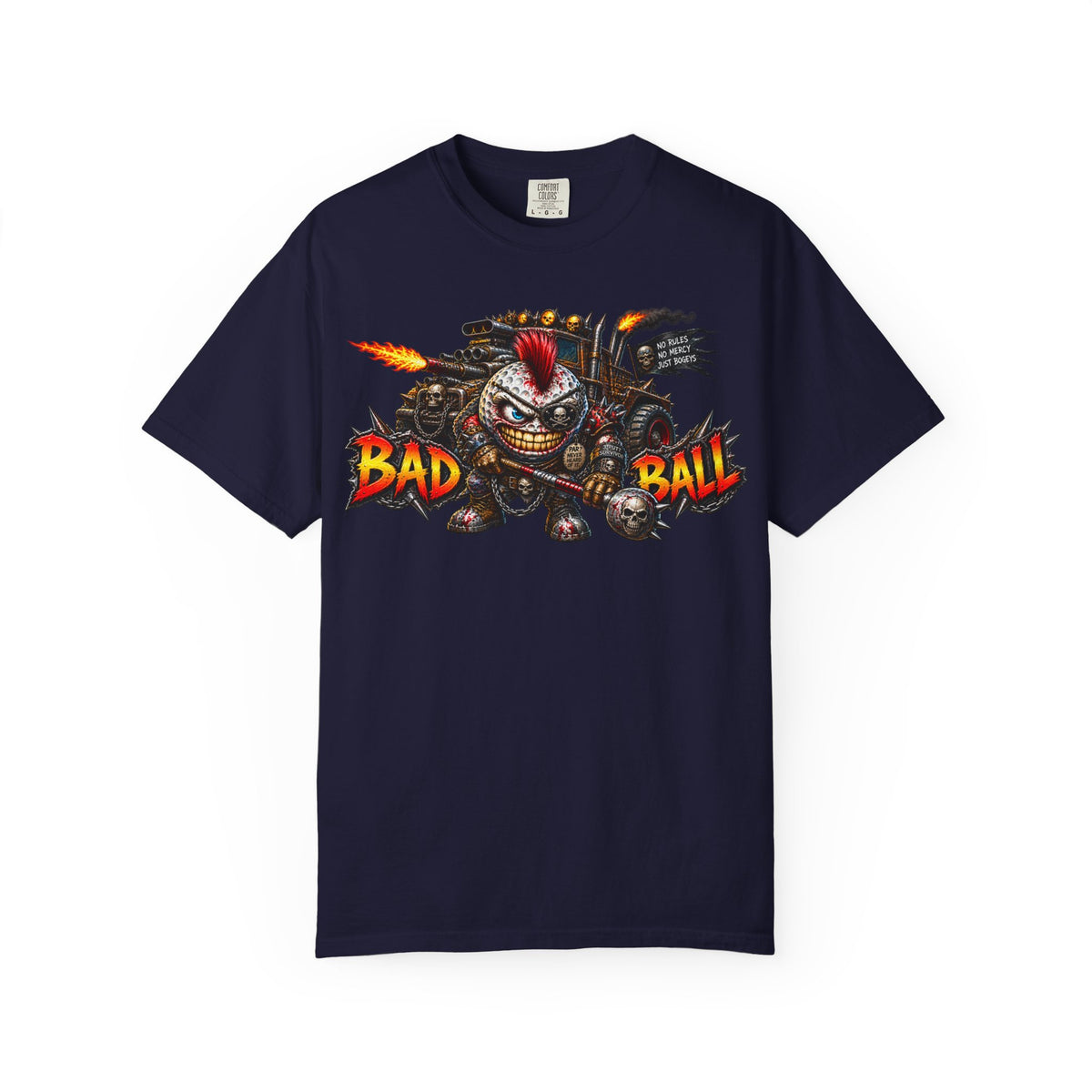 Golf Madness – Wasteland Warrior Golf Ball T-Shirt