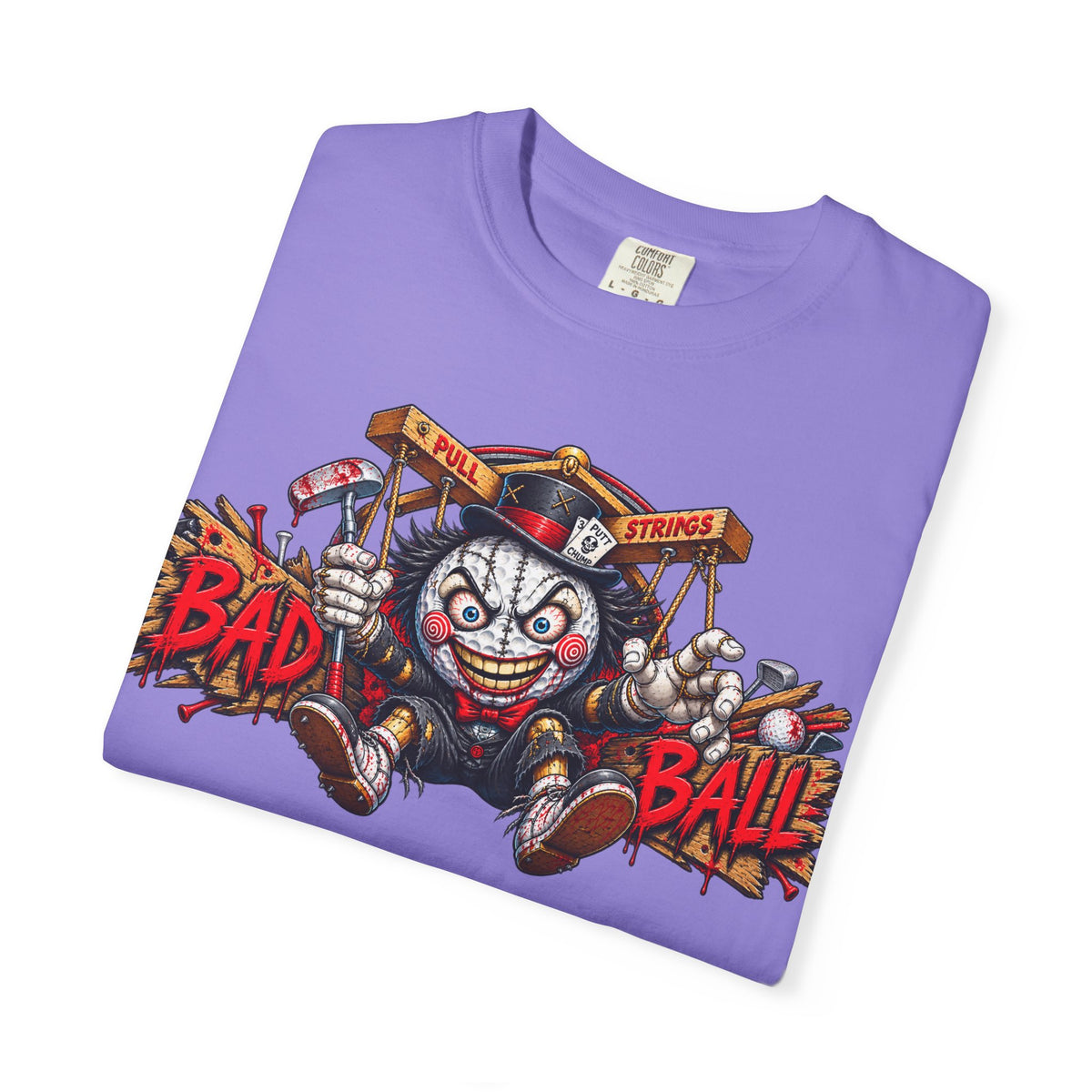 Golf Madness – Psycho Puppet Golf Ball T-Shirt