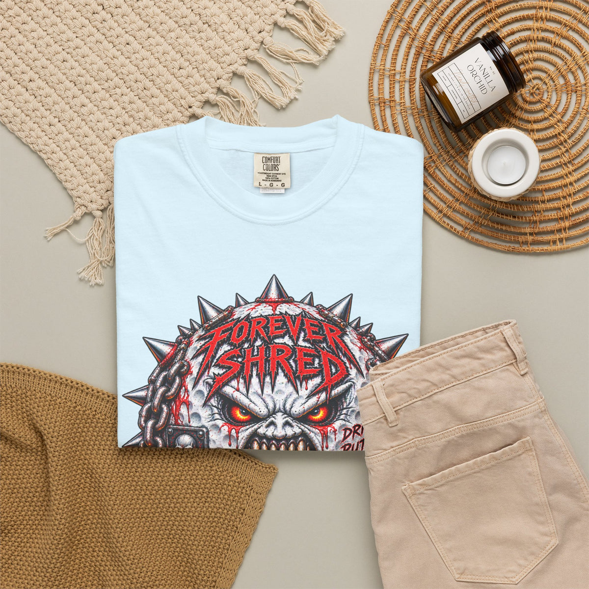 Golf Madness – Heavy Metal Golf Ball T-Shirt 🤘