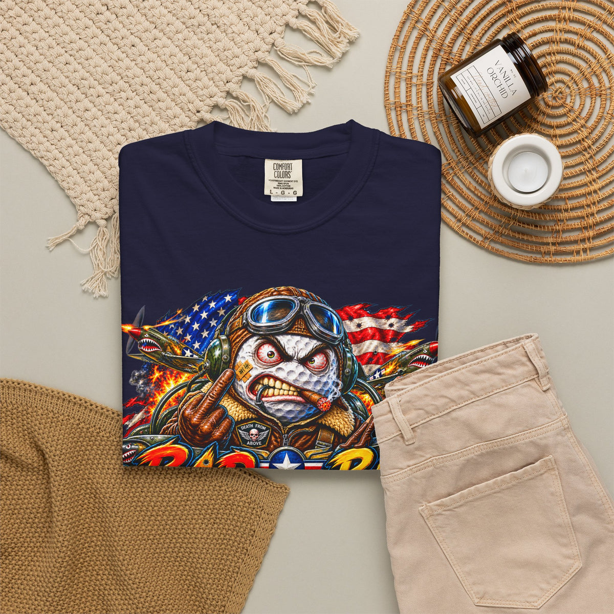 Golf Madness – Air Force Flying Ace Golf Ball T-Shirt