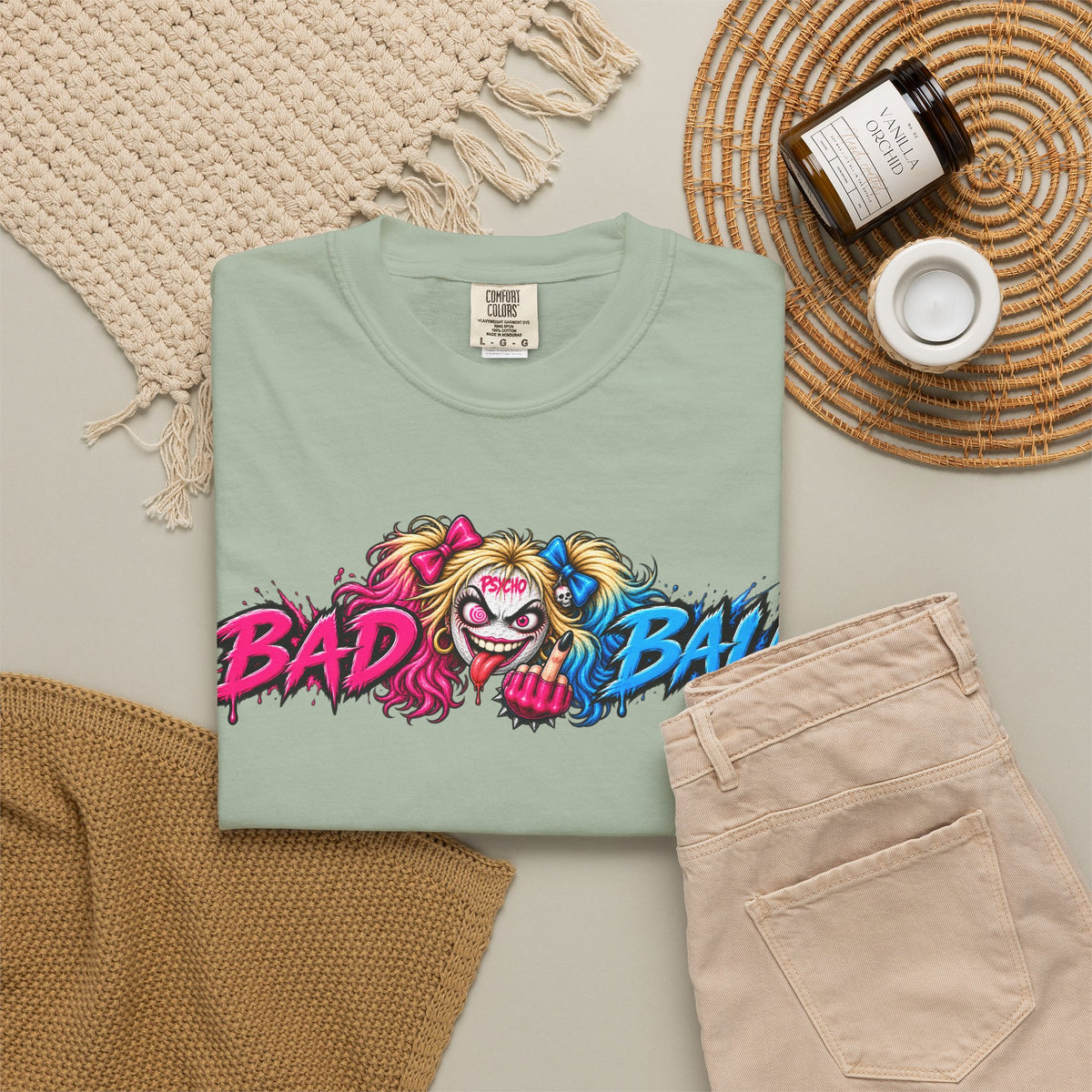 Golf Madness – Psycho Girl Golf Ball T-Shirt