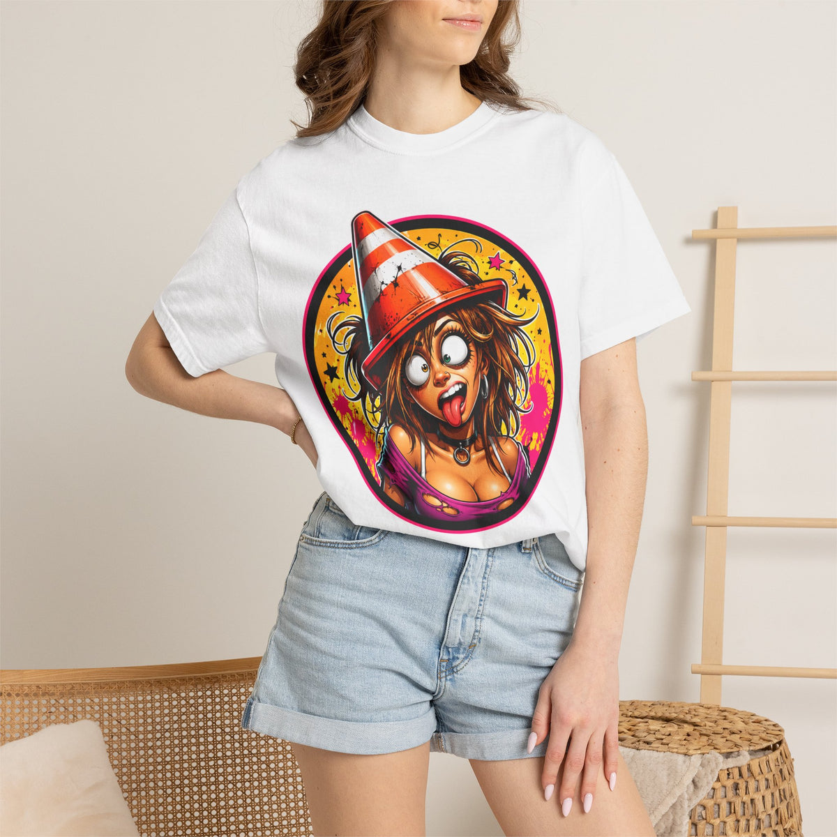 Girl With a Cone on Her Head – Total Madness