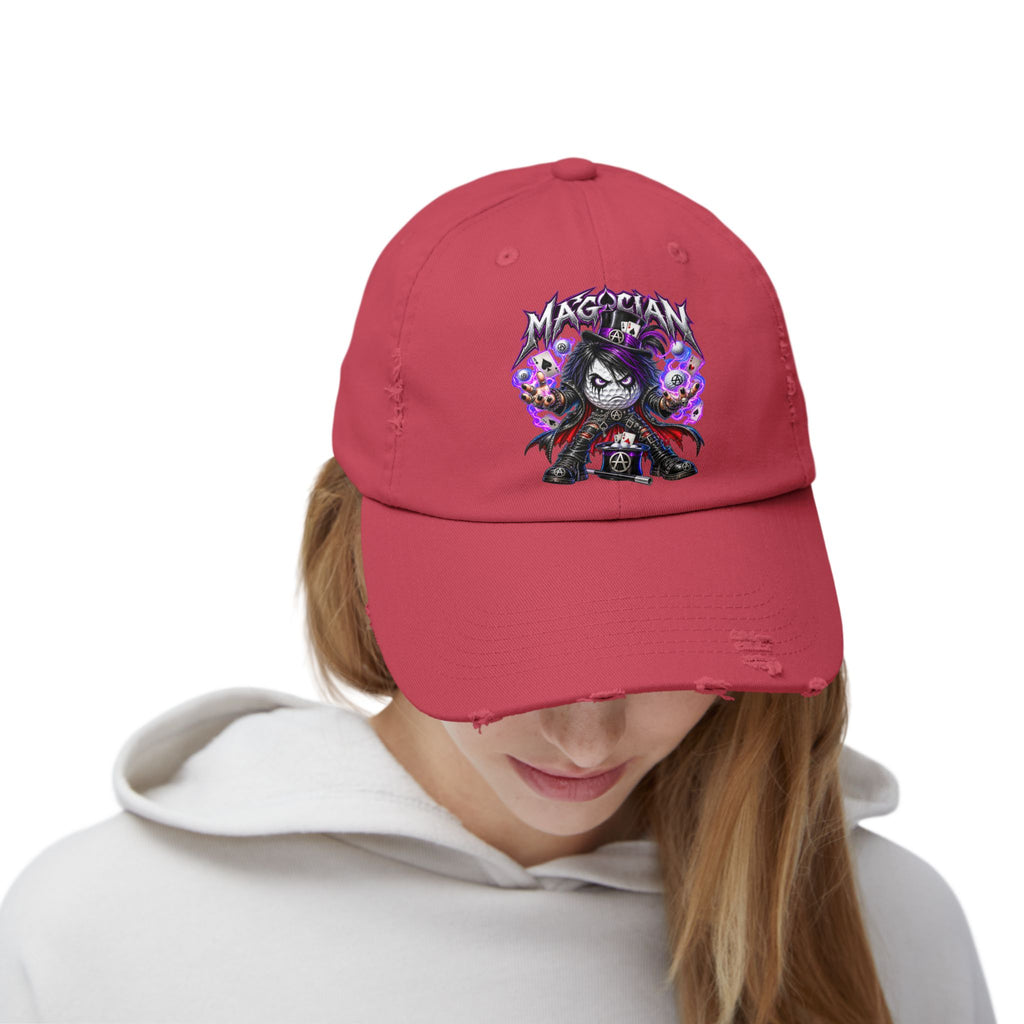 Dark Illusionist Golf Ball – Golf Madness Distressed Dad Hat