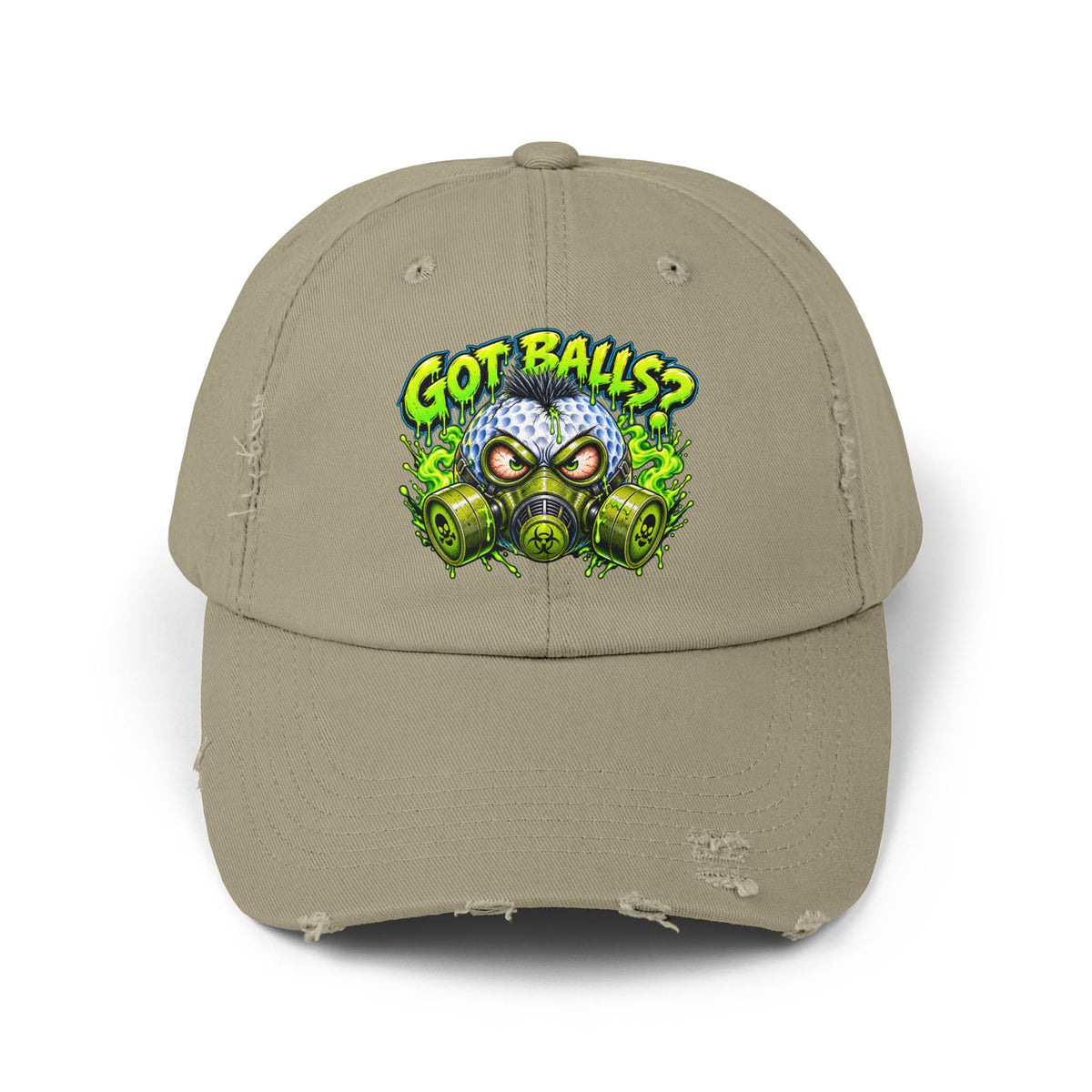 Gas Mask Golf Ball Golf Madness.