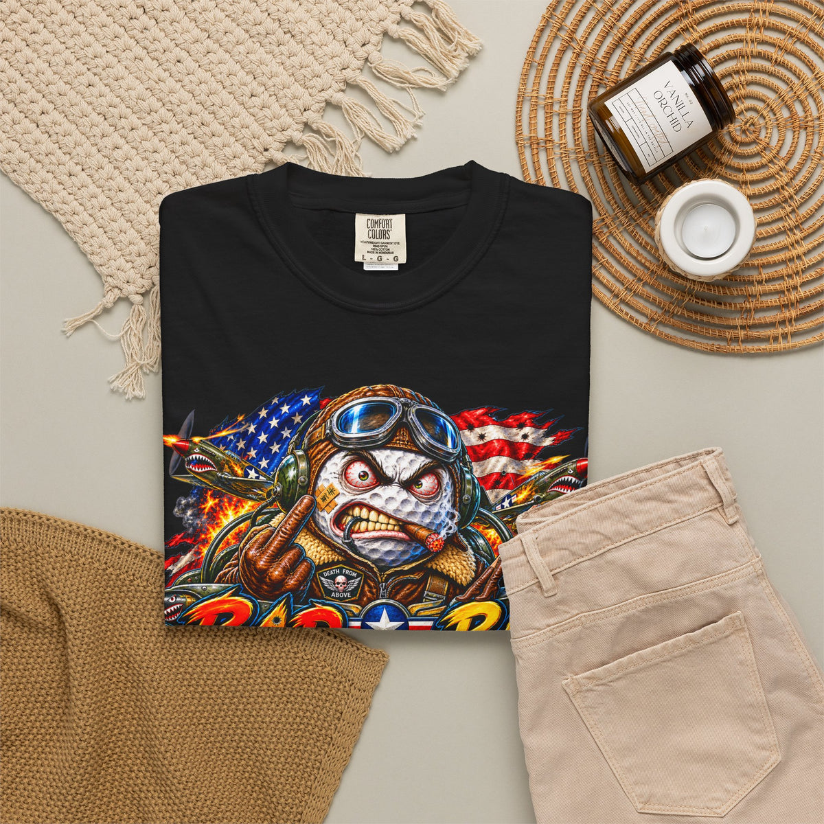 Golf Madness – Air Force Flying Ace Golf Ball T-Shirt