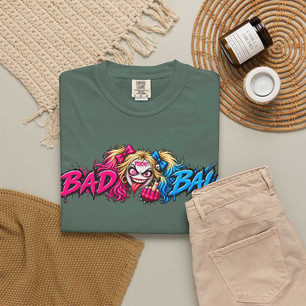 Golf Madness – Psycho Girl Golf Ball T-Shirt