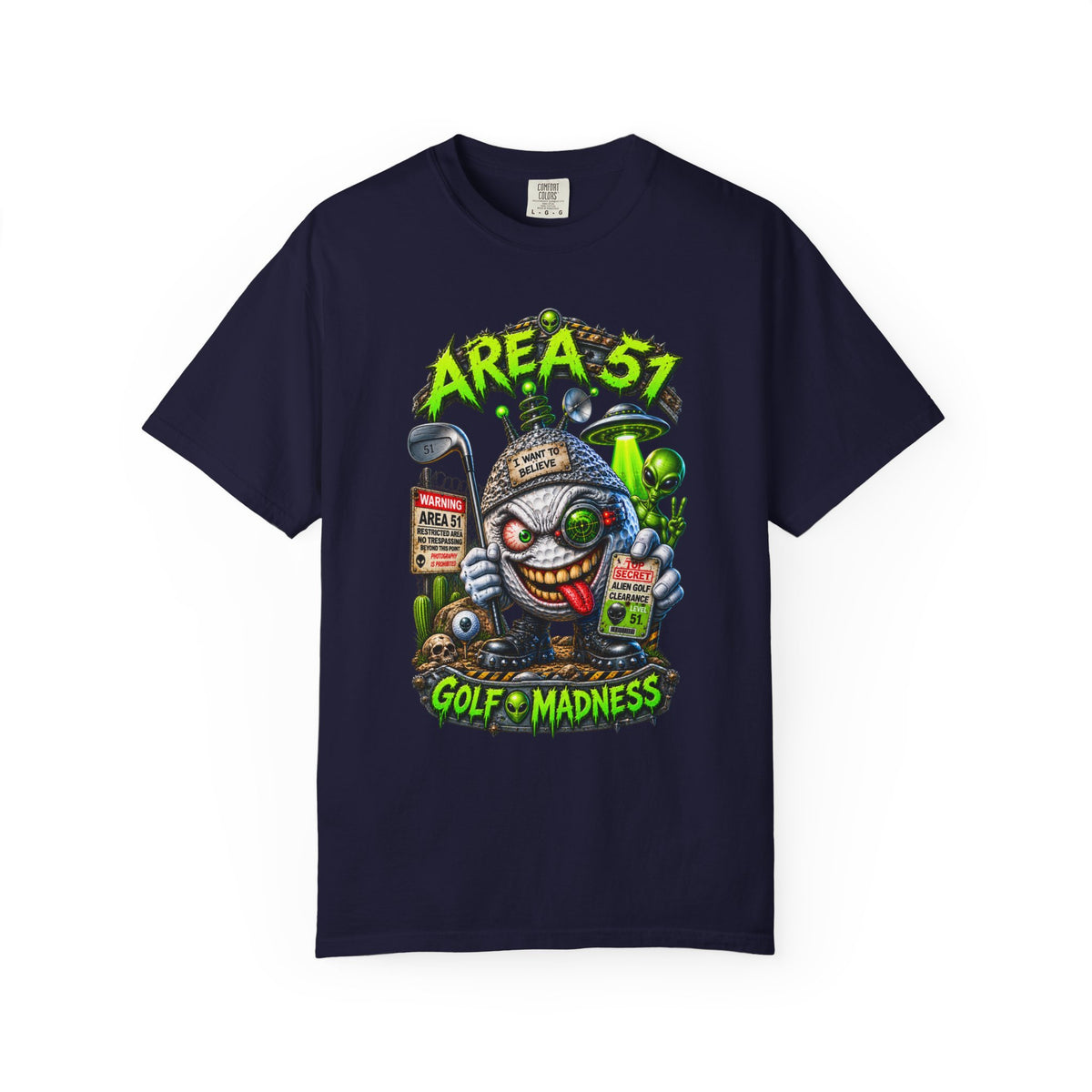 Golf Madness – Area 51 Golf Ball Vertical Edition 👽⛳