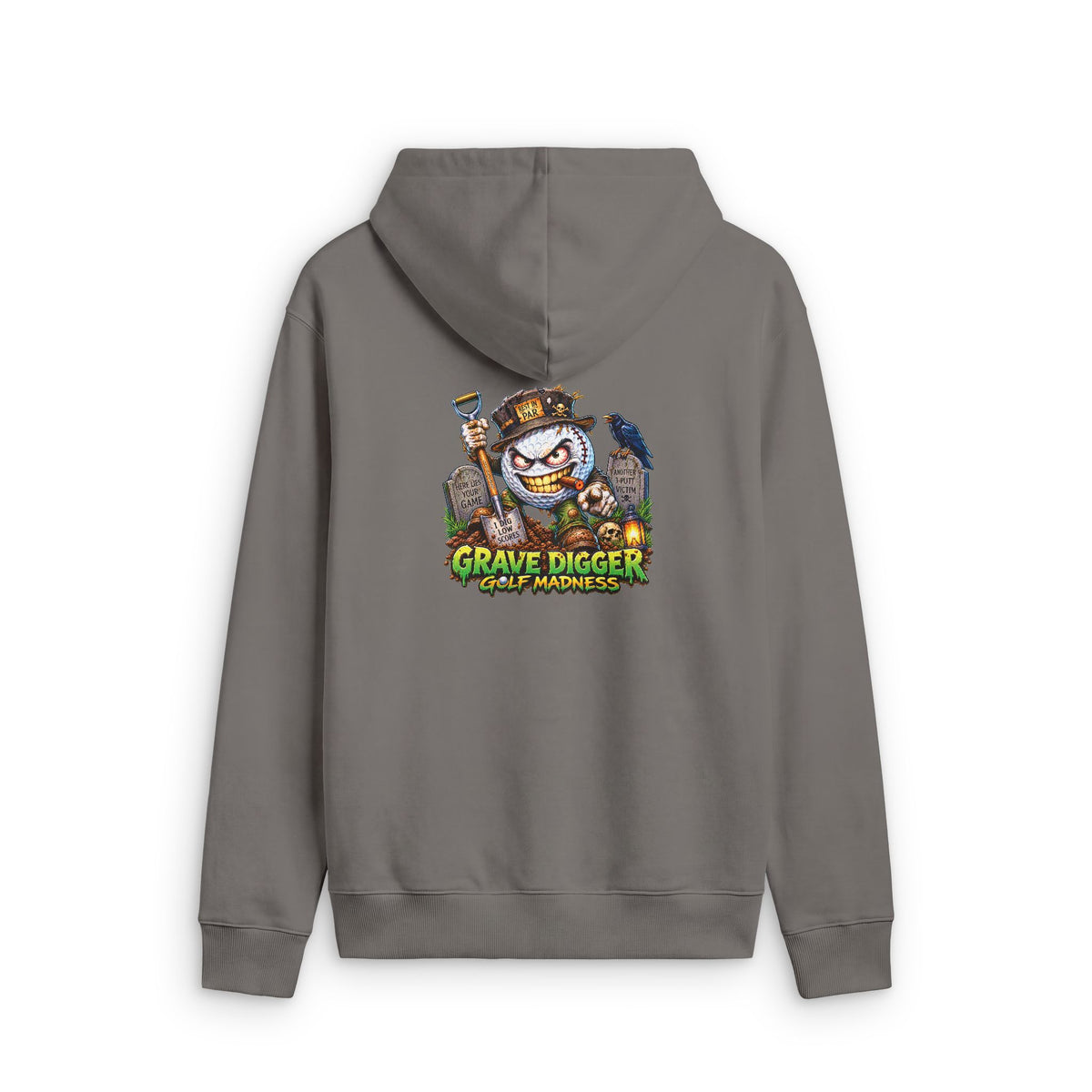 Grave Digger Golf Ball – Golf Madness Faded Zip Hoodie