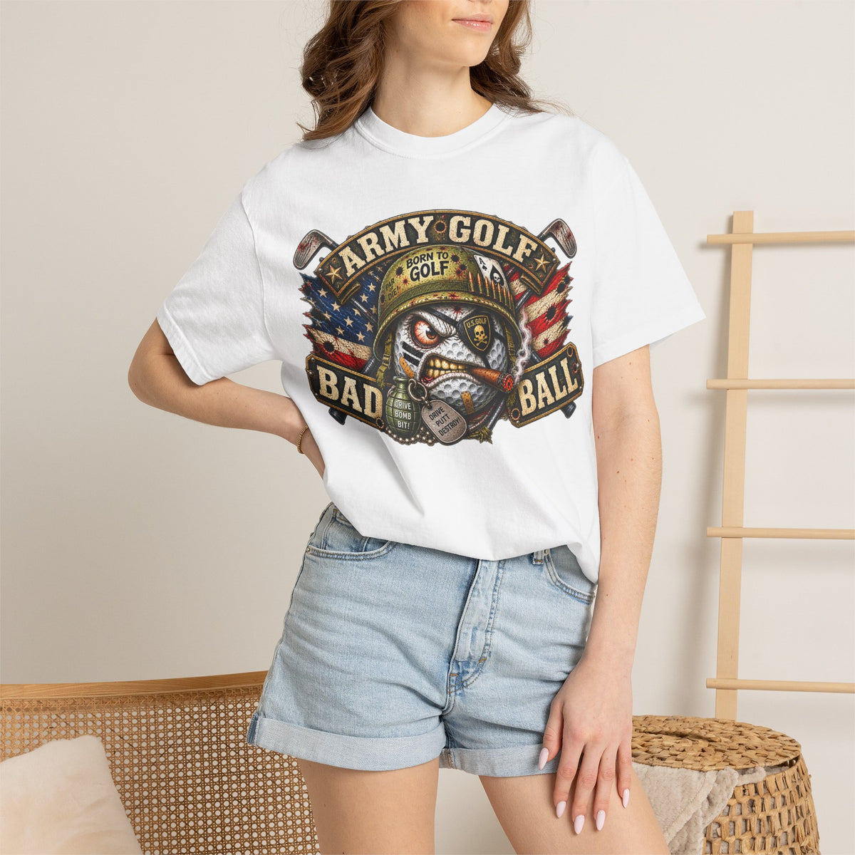 Golf Madness – Army Combat Golf Ball T-Shirt