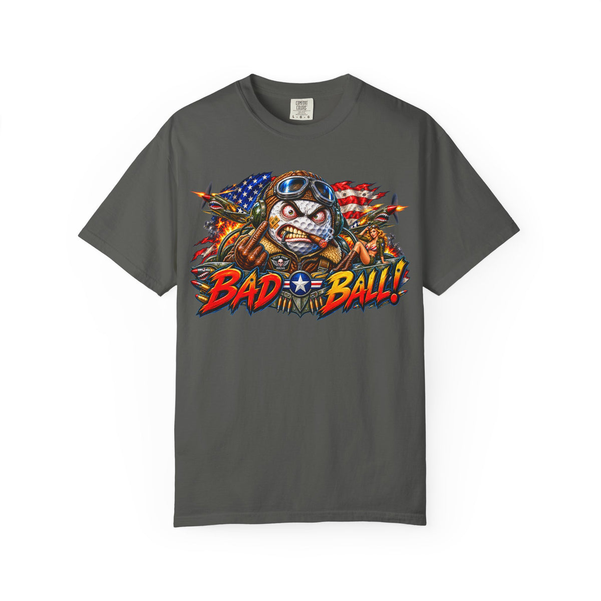 Golf Madness – Air Force Flying Ace Golf Ball T-Shirt