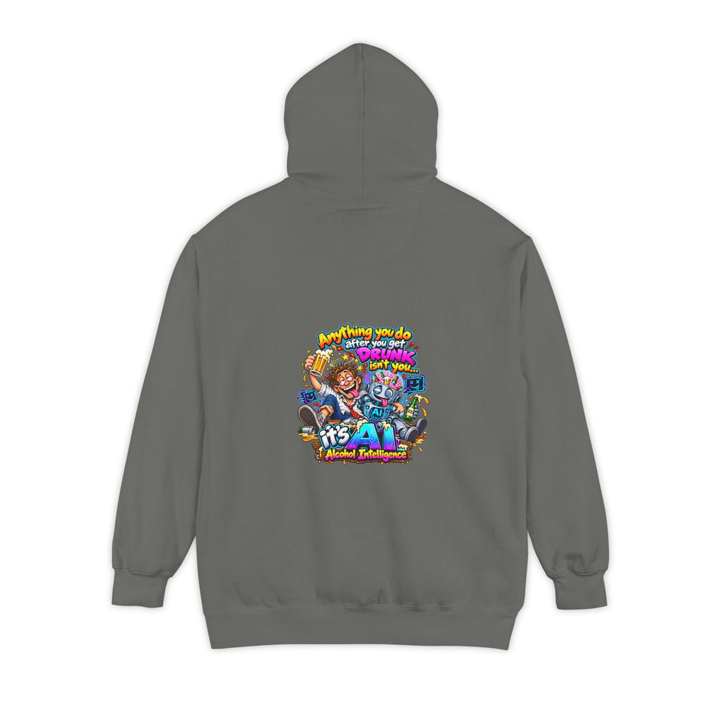 Alcohol Intelligence – Total Madness Garment-Dyed Pullover Hoodie