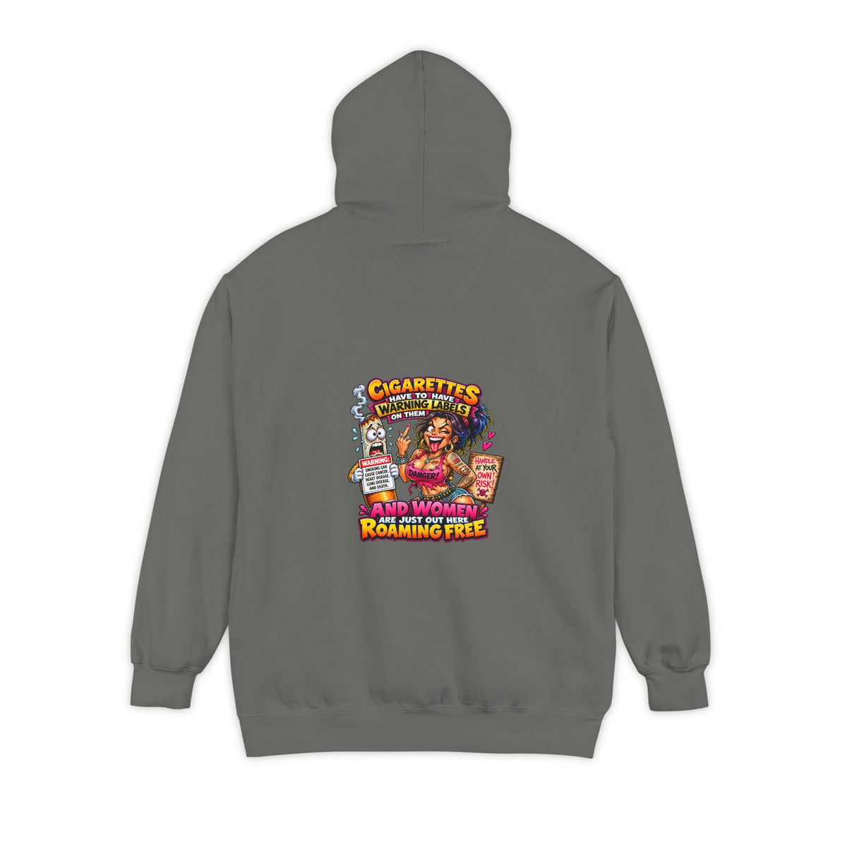 Cigarettes – Total Madness Garment-Dyed Pullover Hoodie