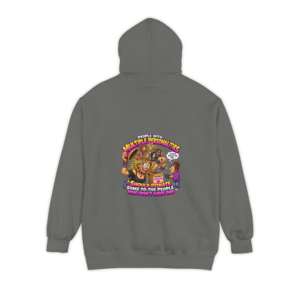 Multiple Personalities Female – Total Madness Garment-Dyed Pullover Hoodie