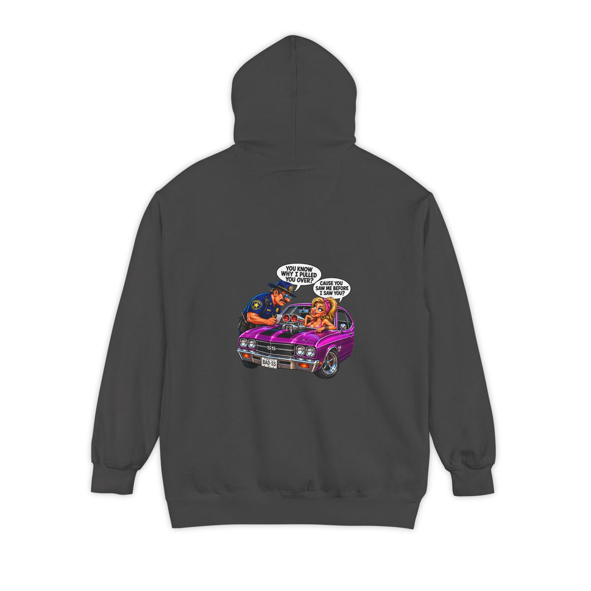 Traffic Stop – Total Madness Garment-Dyed Pullover Hoodie
