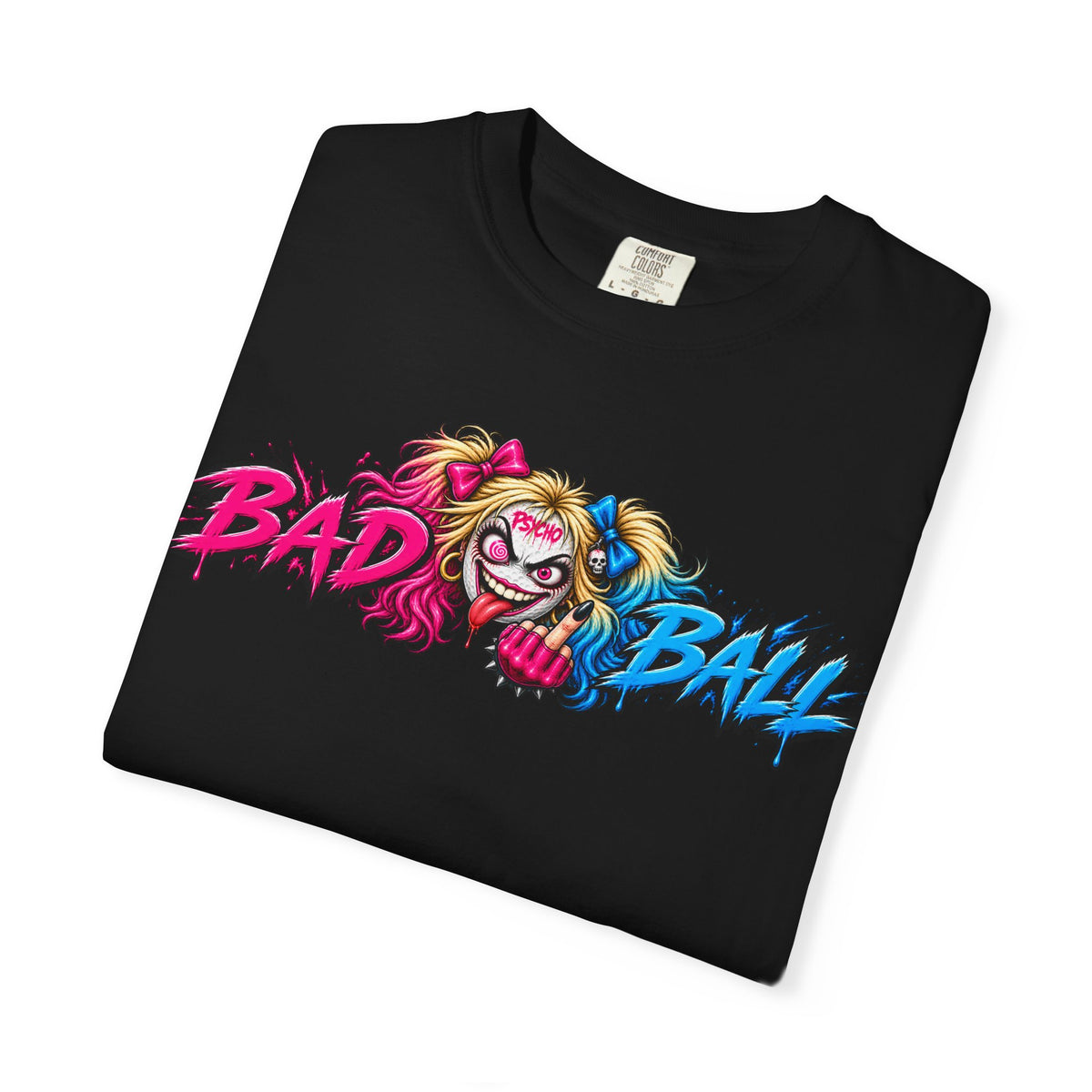 Golf Madness – Psycho Girl Golf Ball T-Shirt