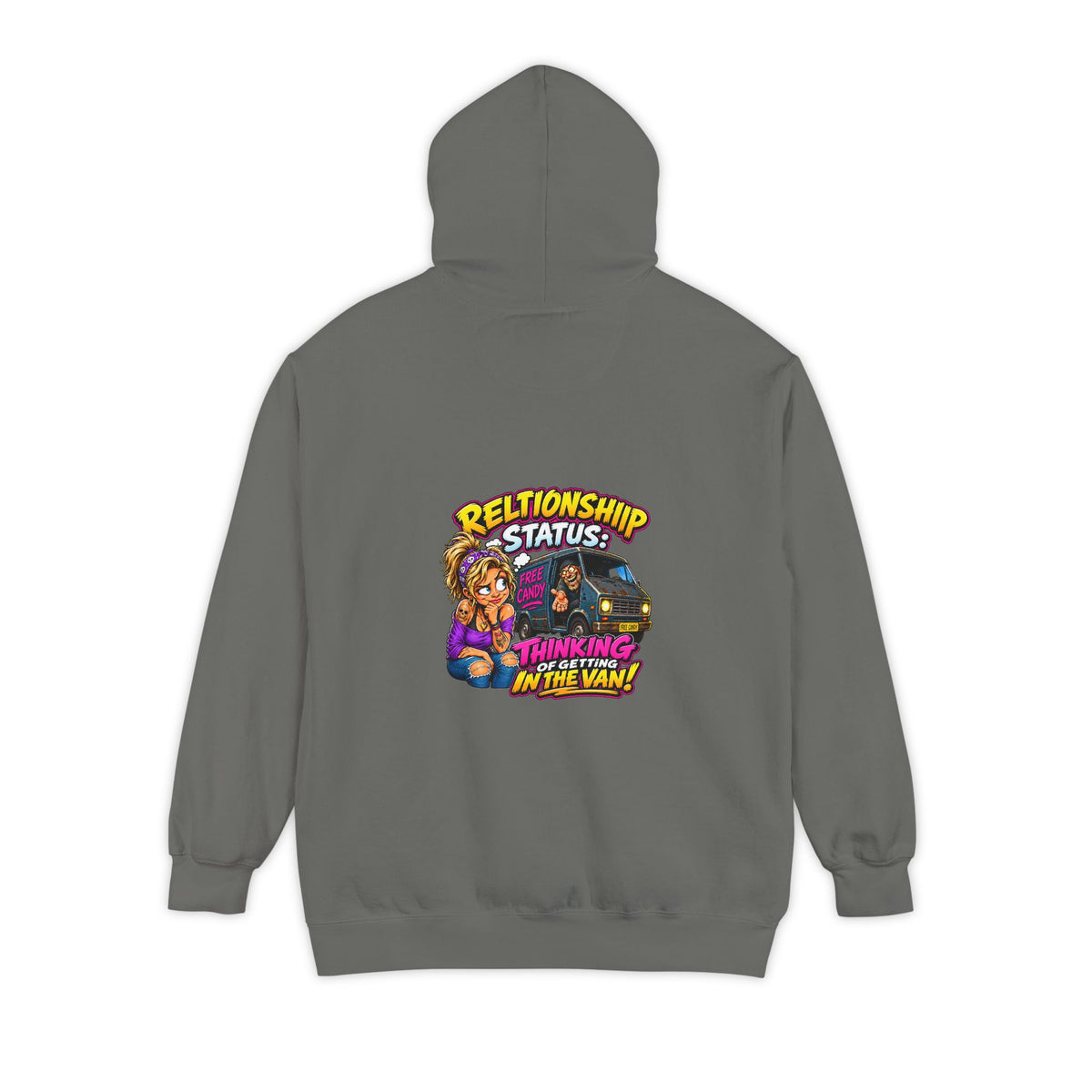 Relationship Status – Total Madness Garment-Dyed Pullover Hoodie