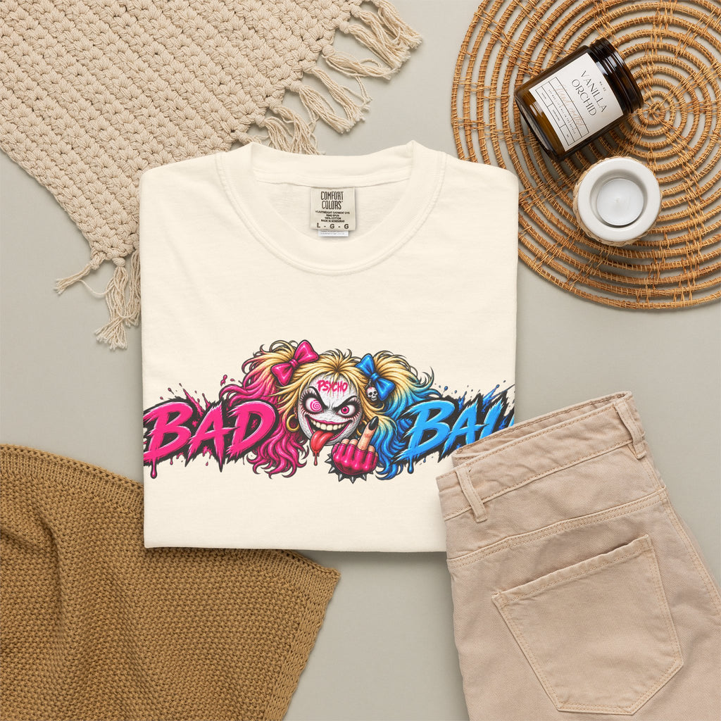 Golf Madness – Psycho Girl Golf Ball T-Shirt