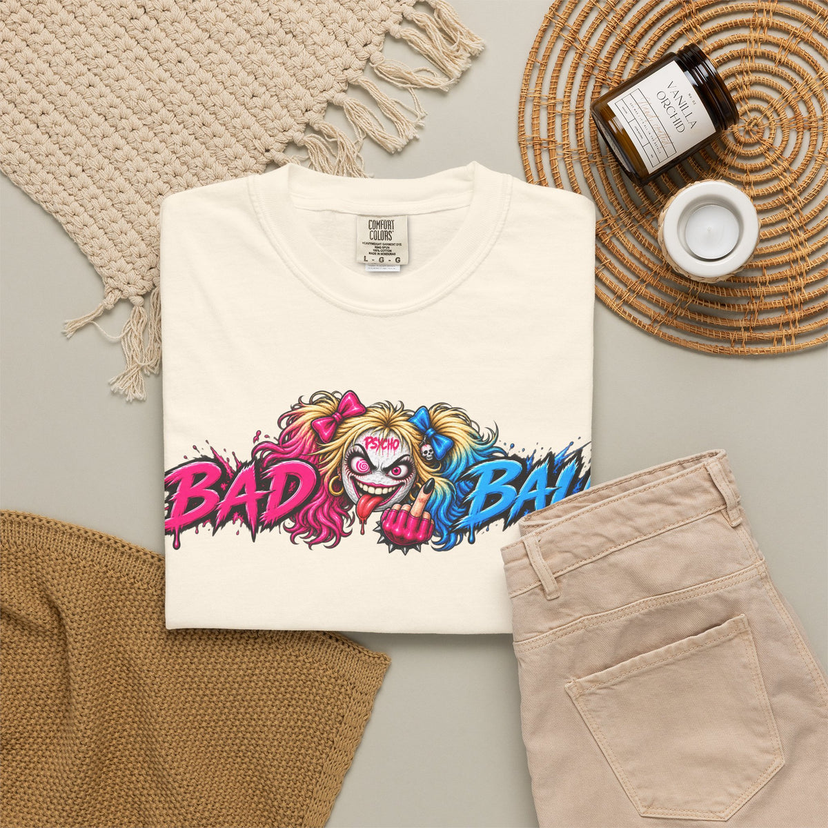 Golf Madness – Psycho Girl Golf Ball T-Shirt