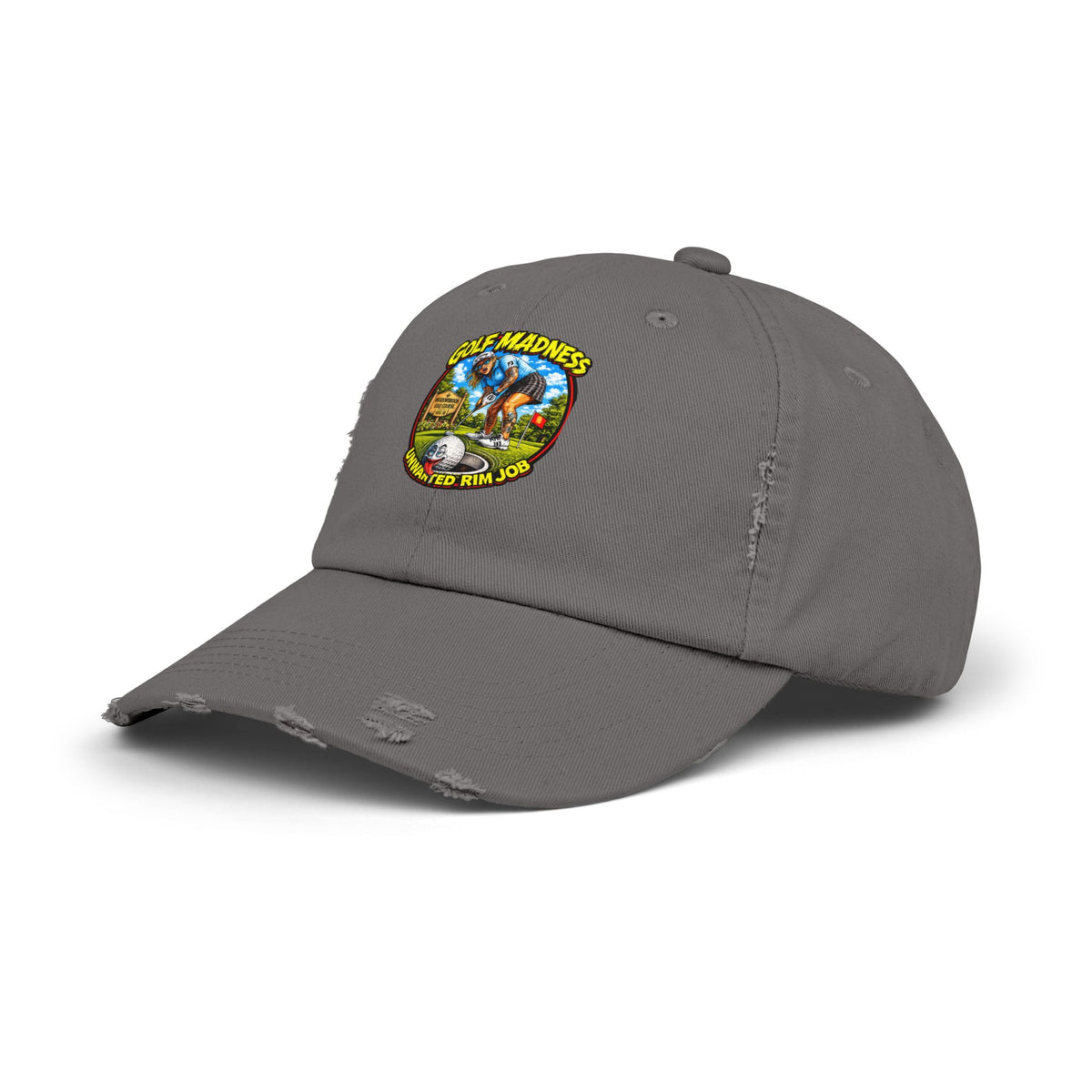 Unwanted Rim Job – Golf Madness Distressed Dad Hat