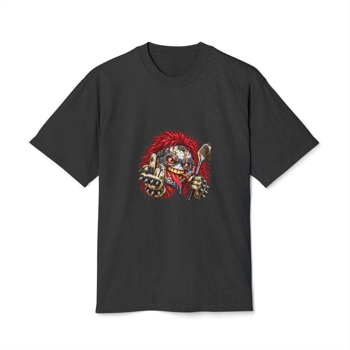 Heavy Metal Rocker Golf Ball – Golf Madness Heavy Faded T-Shirt