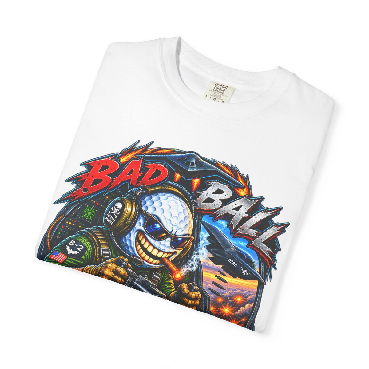 Bad Ball – B-2 Bomber Gunner Golf Ball