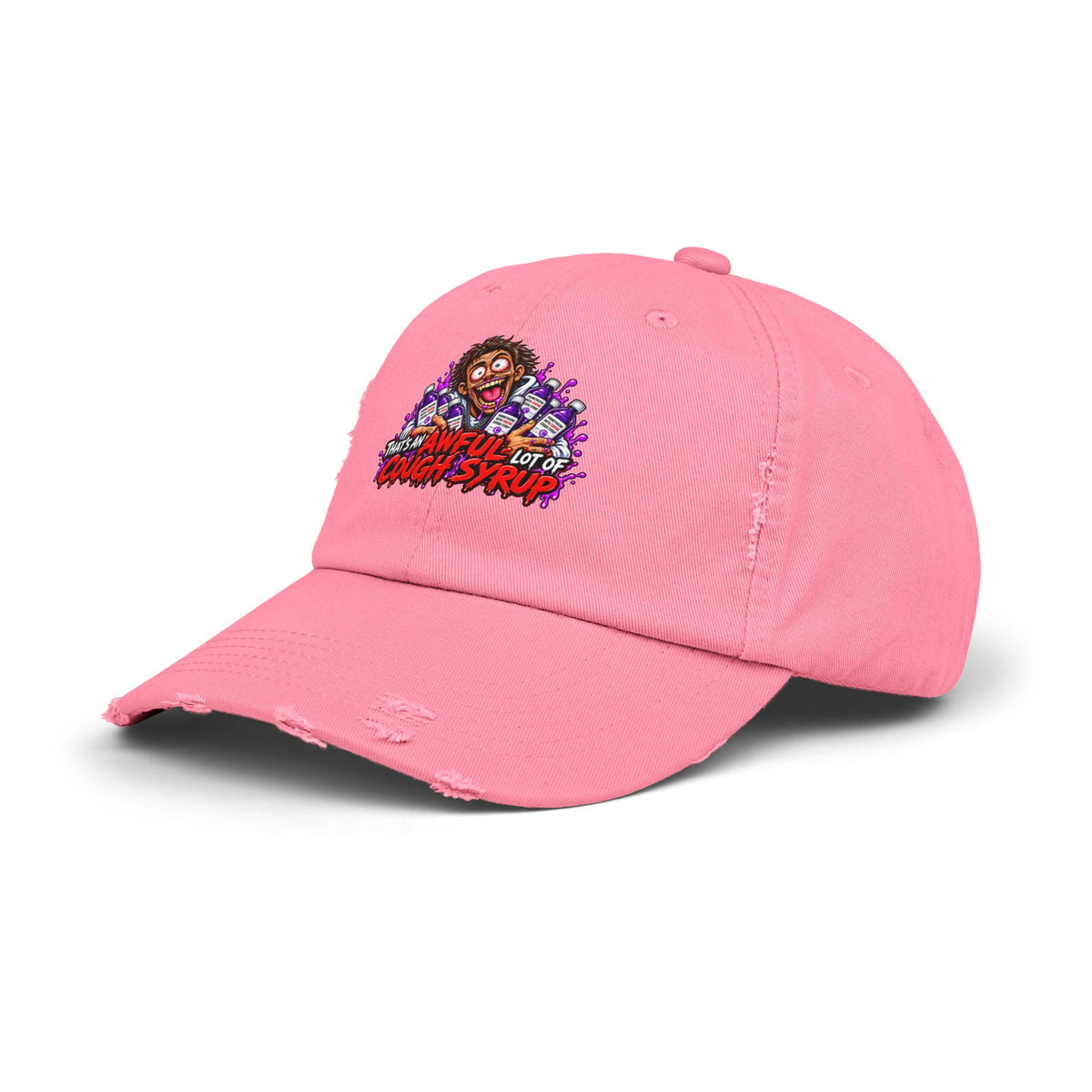 Cough Syrup – Total Madness Distressed Hat.