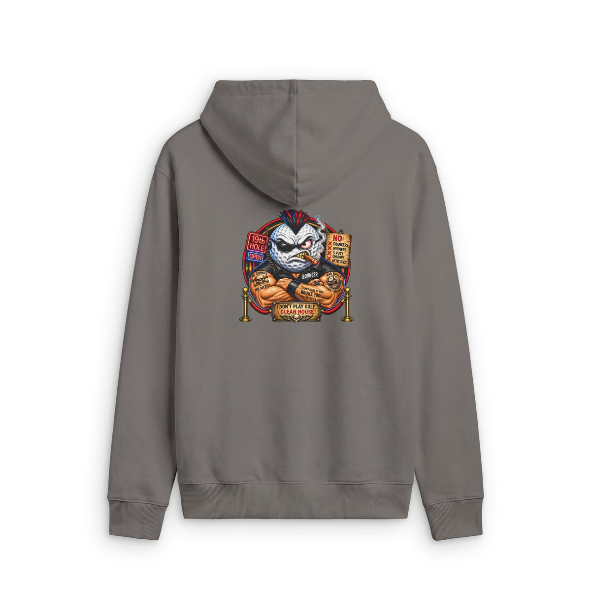 Bouncer Golf Ball #2 – Golf Madness Faded Zip Hoodie