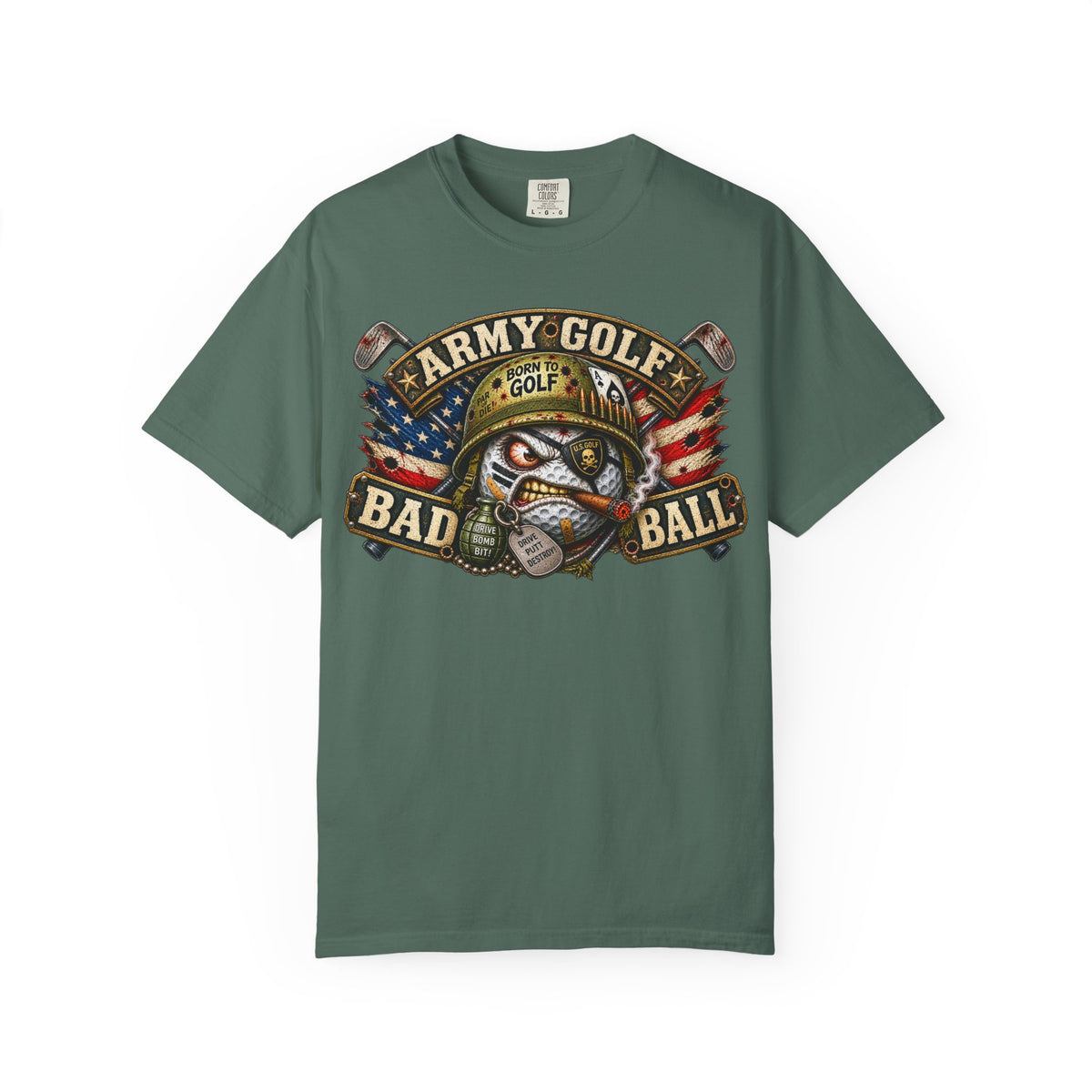 Golf Madness – Army Combat Golf Ball T-Shirt