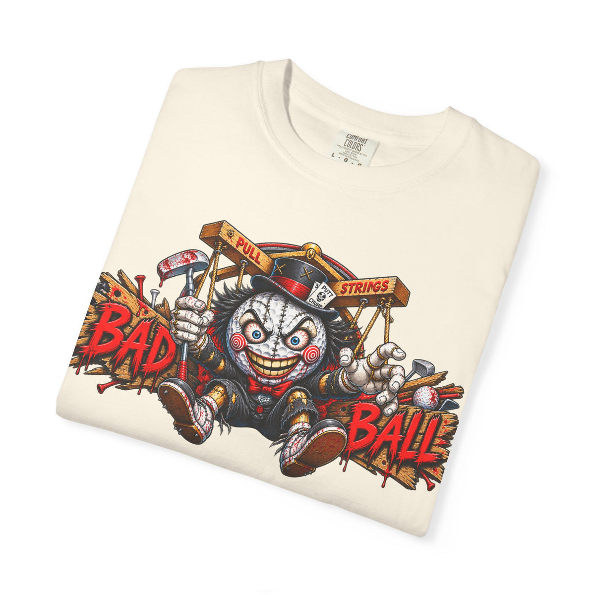 Golf Madness – Psycho Puppet Golf Ball T-Shirt