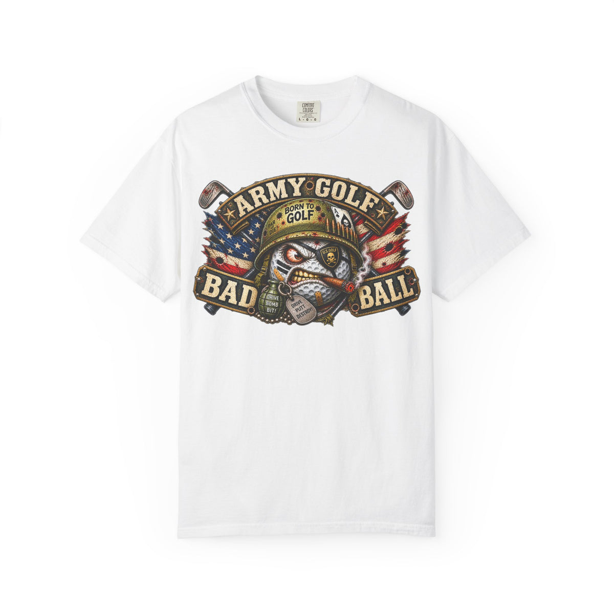 Golf Madness – Army Combat Golf Ball T-Shirt
