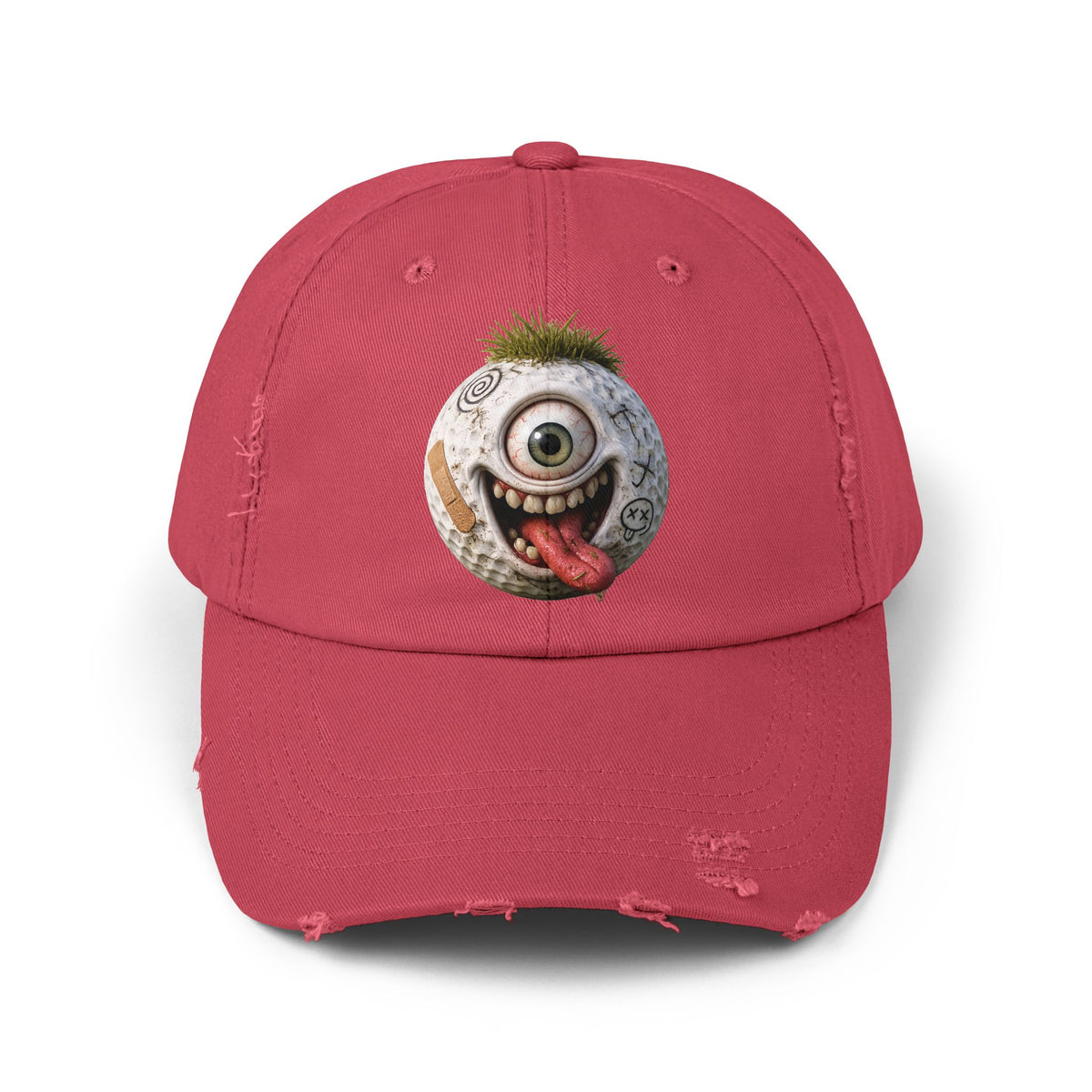 One-Eyed White Golf Ball Golf Madness.