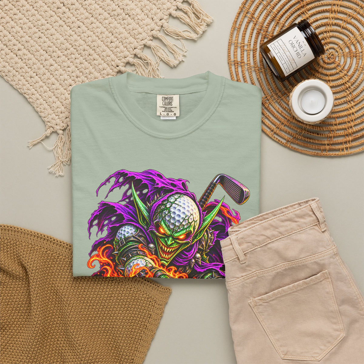 Pumpkin Madness – Golf Madness Comfort Colors 1717 T-Shirt