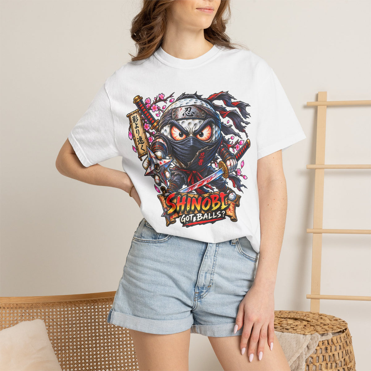 Golf Madness – Shinobi Golf Ball T-Shirt 🥷