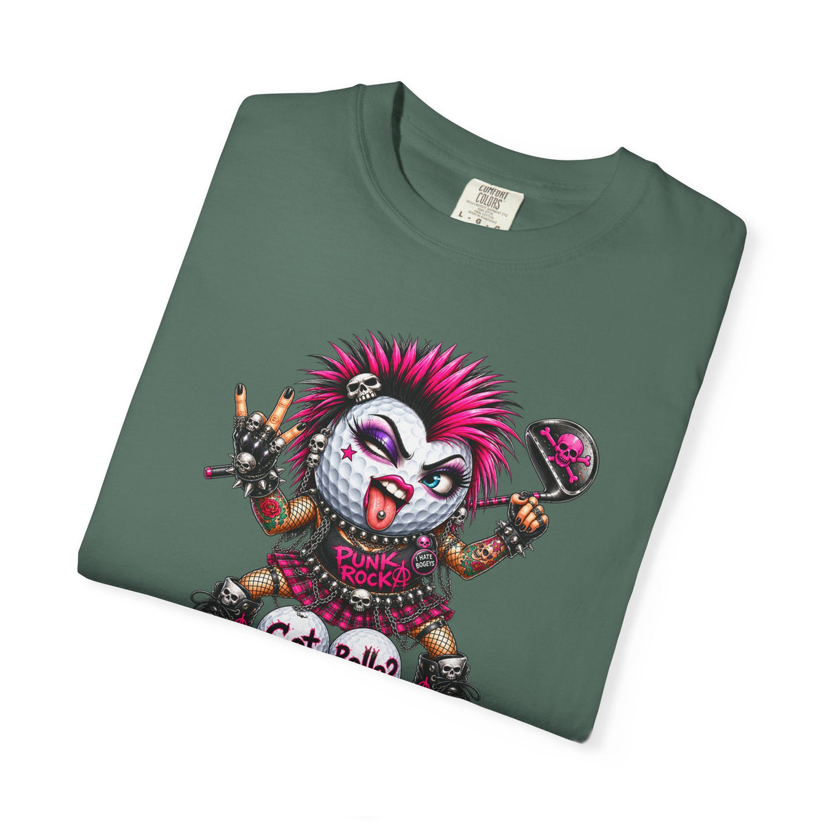 Punk Rock Golfer Girl Golf Ball – Golf Madness