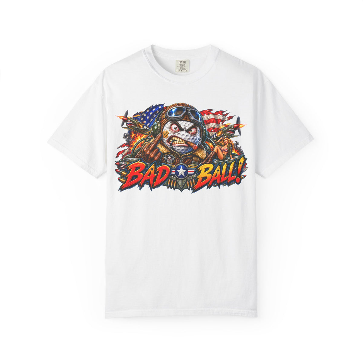Golf Madness – Air Force Flying Ace Golf Ball T-Shirt