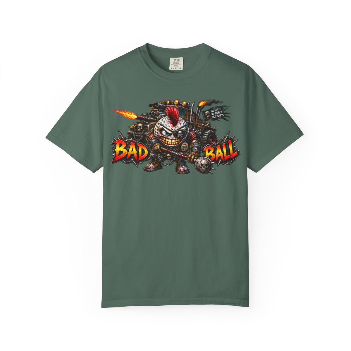 Golf Madness – Wasteland Warrior Golf Ball T-Shirt