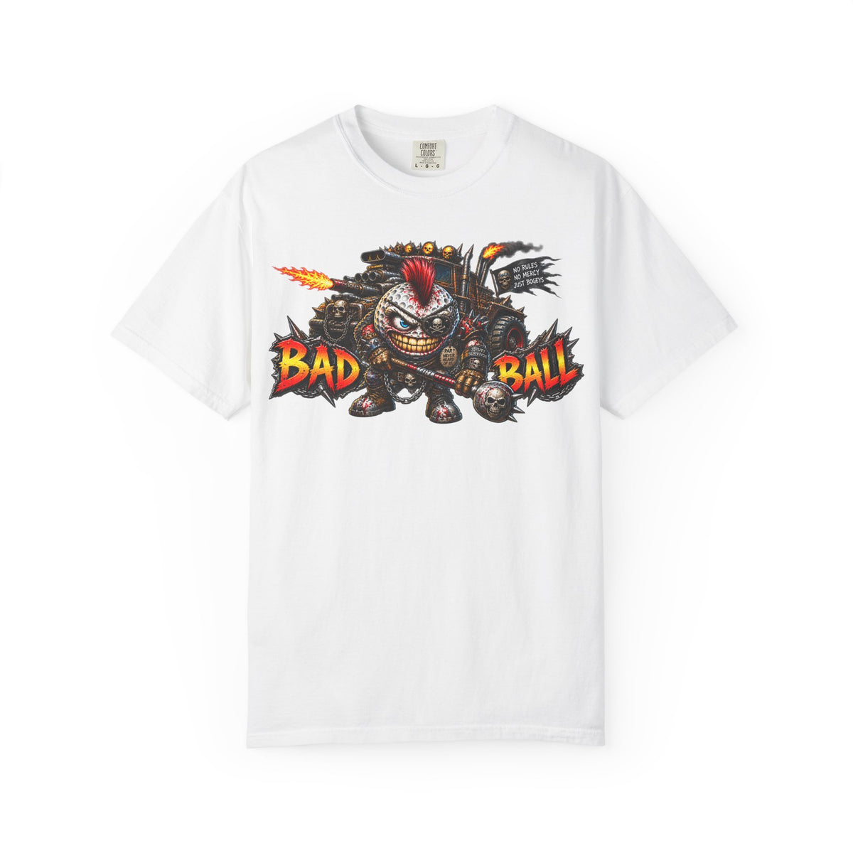 Golf Madness – Wasteland Warrior Golf Ball T-Shirt
