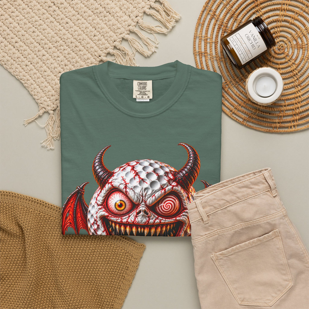 Golf Madness – Demon Golf Ball T-Shirt 👹
