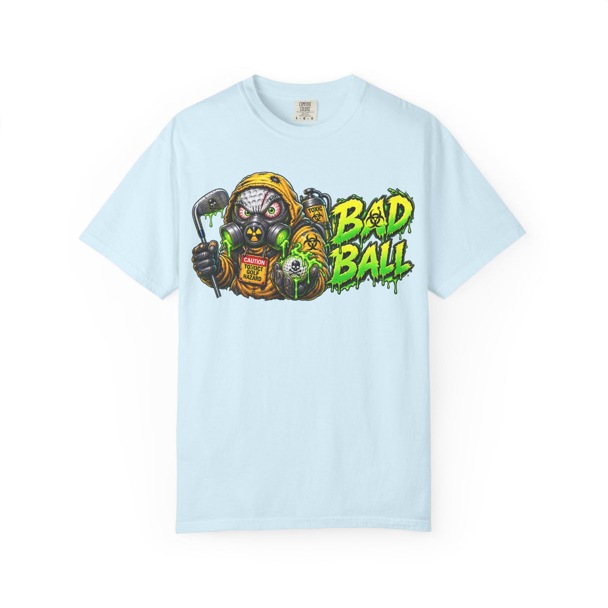 Golf Madness – Radioactive Gas Mask Golf Ball T-Shirt