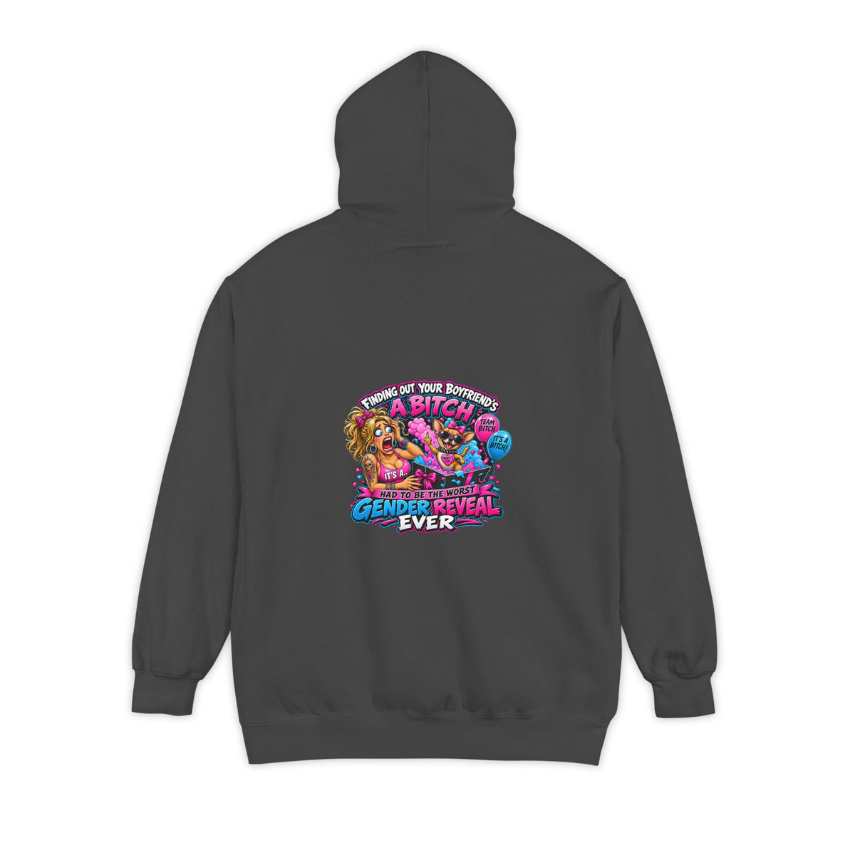Gender Reveal – Total Madness Garment-Dyed Pullover Hoodie