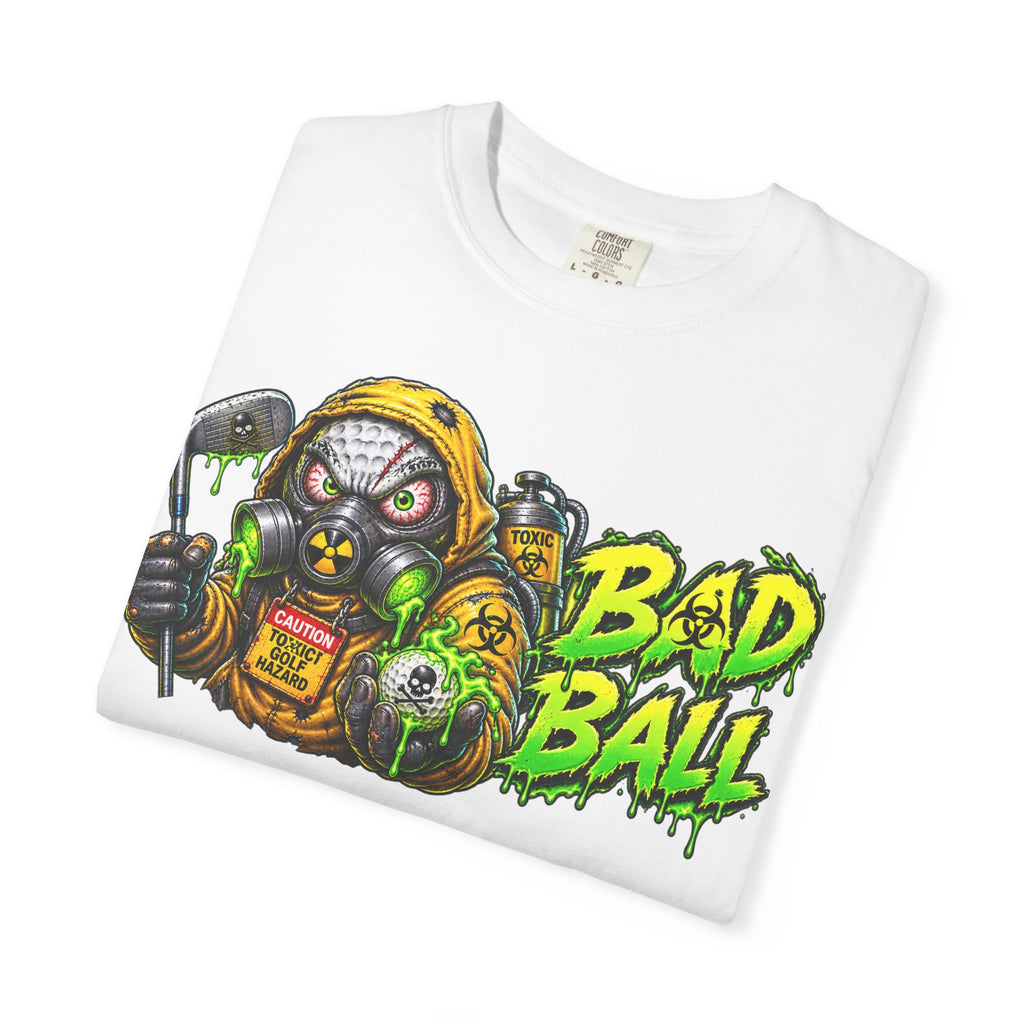Golf Madness – Radioactive Gas Mask Golf Ball T-Shirt
